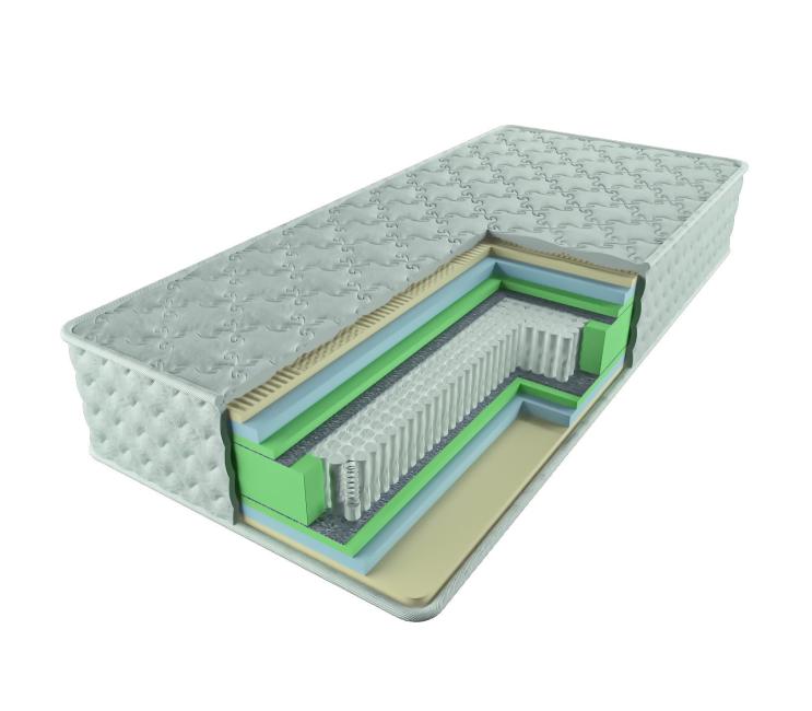 Средне-жесткий пружинный матрас (7 Зон) Сапфир 160х190